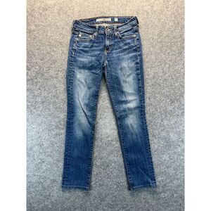 Big Star Jeans Women's 25L Jealousy Skinny Blue Mid‎ Rise Denim Jeans